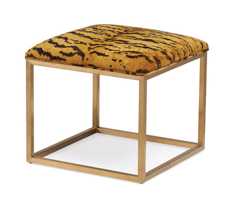 Massoud Lark Brass Ottoman 132