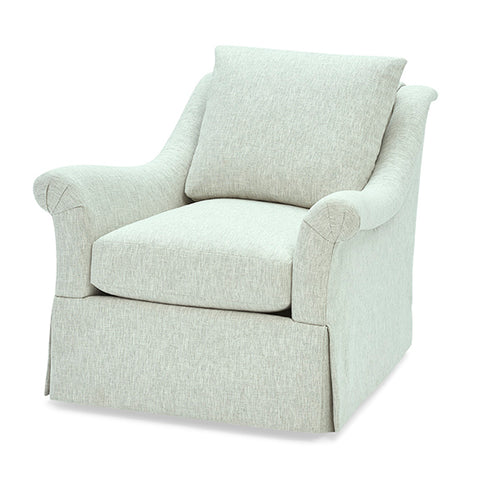Massoud Grace Waterfall Skirted Chair 1783