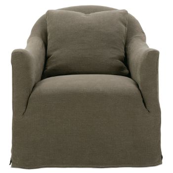 Rowe Noel Slipcovered Swivel Chair