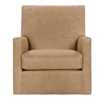 Rowe Carlyn Leather Swivel Glider