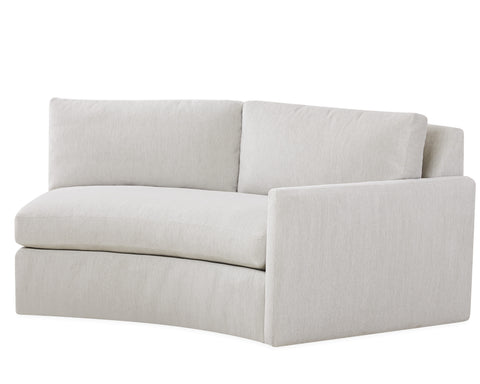 Lee Industries 5422-22Rf One Arm Curved Loveseat