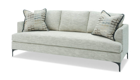 Massoud Lauren Iron Bench Cushion Sofa 8341