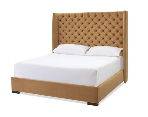 Massoud Custom Choices King Winged Bed KBWT10D3C