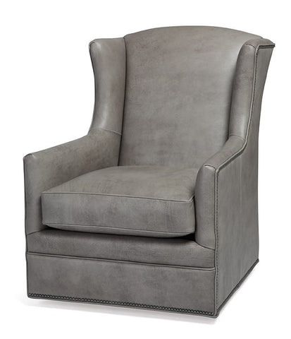 Massoud Leo Swivel Wing Chair 1837
