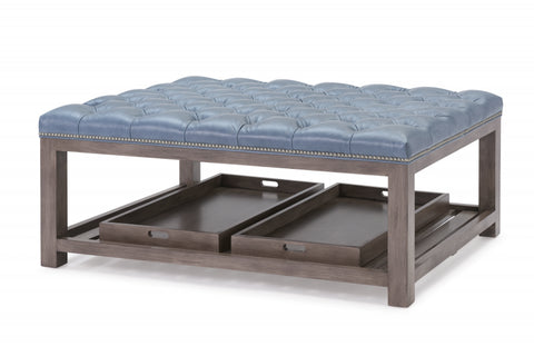 Massoud Rand Rectangular Tufted Ottoman 699