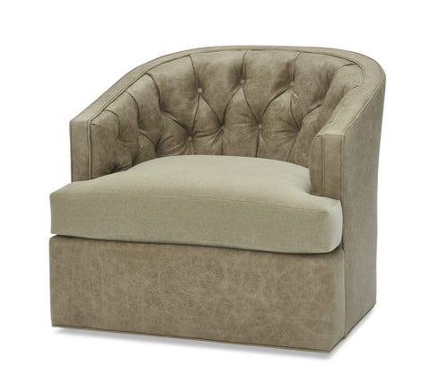 Massoud Bardot Tufted Swivel Chair 723