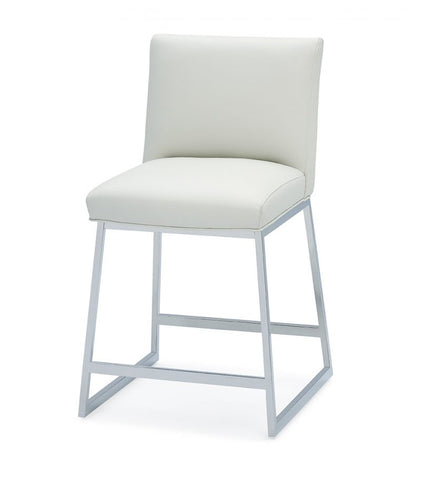 Massoud Ines Chrome Counter Stool 728