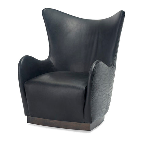 Massoud Hans Swivel Wing Chair 753