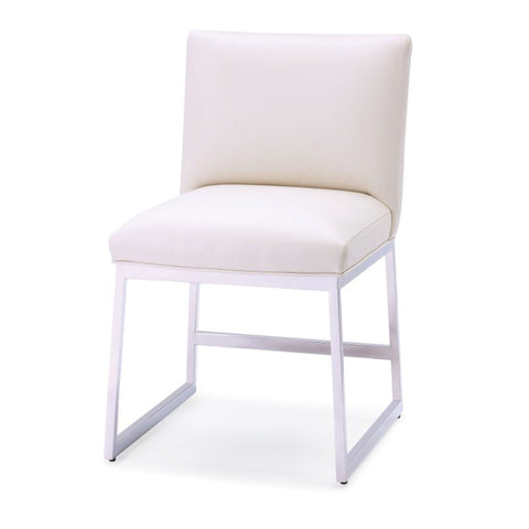 Massoud Ines Chrome Side Chair 815