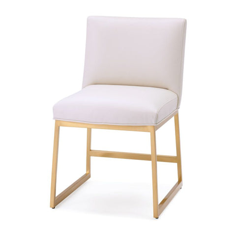Massoud Ines Brass Side Chair 820
