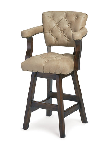 Massoud Clint Tufted Swivel Bar Stool 91010