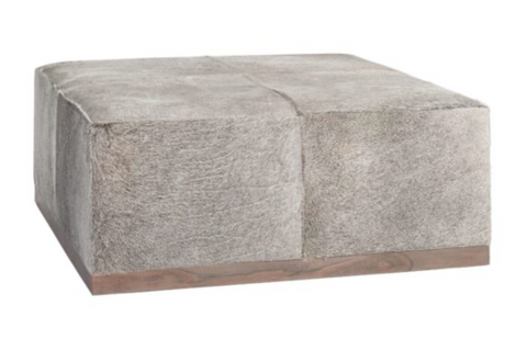 Felix Cowhide Ottoman