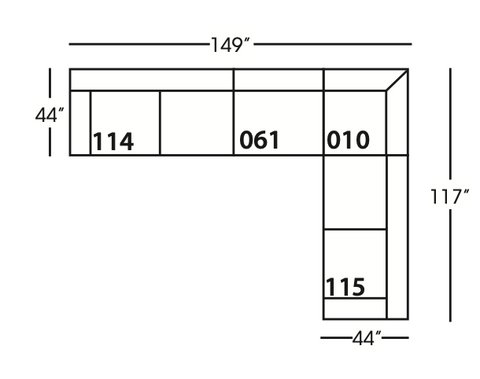 Caspian Sectional