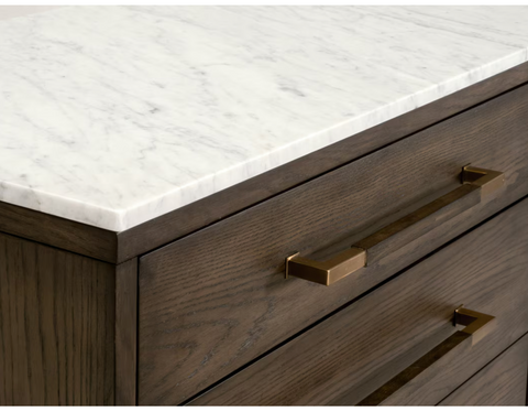 Cambria Dresser and 2 Cambria Nightstands Collection