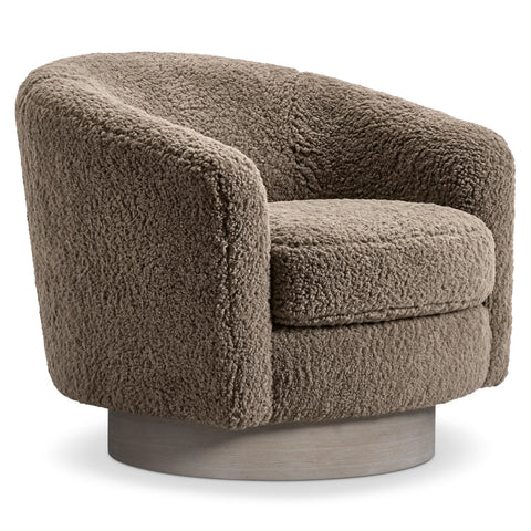 Camino Shearling Swivel Chair