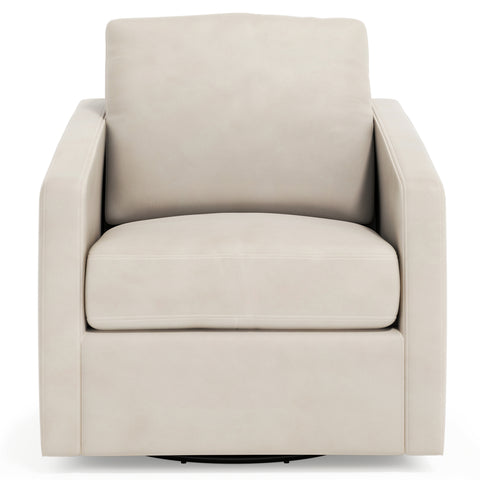 Landry Leather Swivel Chair