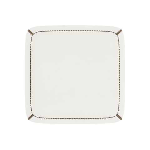 Delta Leather Ottoman