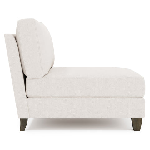 Mila Fabric Armless Chair