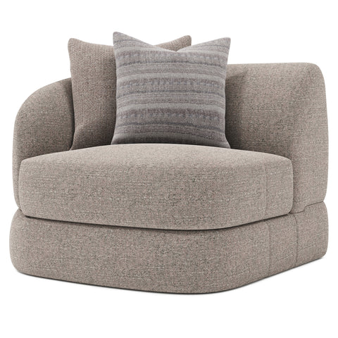 Sylvio Fabric Left Arm Chair