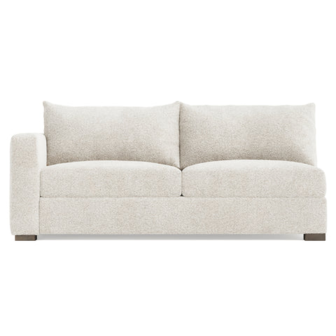 Helena Fabric Left Arm Loveseat