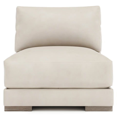 Lars Leather Armless Chair