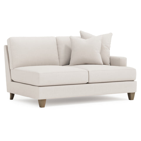 Mila Fabric Right Arm Loveseat