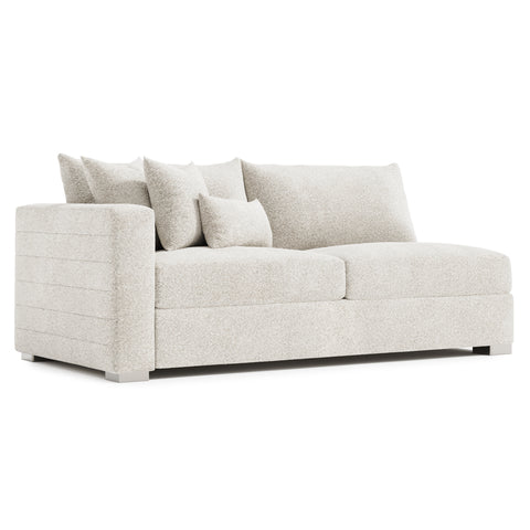 Helena Fabric Left Arm Loveseat