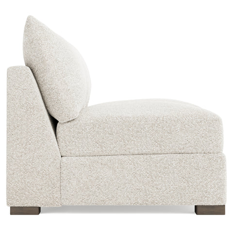 Helena Fabric Armless Loveseat