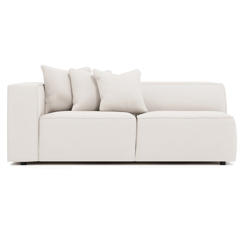 Bliss Fabric Left Arm Loveseat