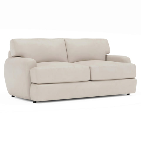 Cameron Leather Loveseat Without Pillows