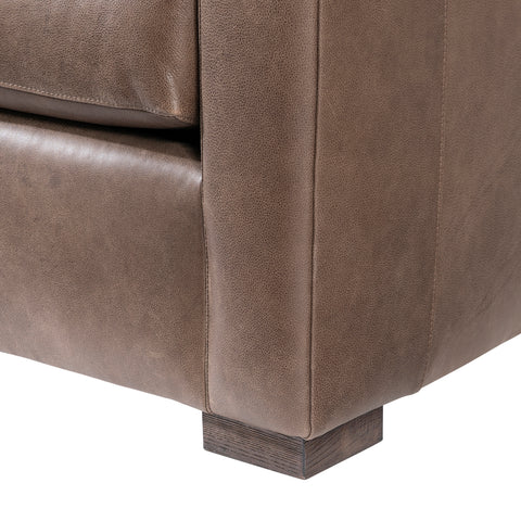 Keirnan Leather Right Arm Loveseat