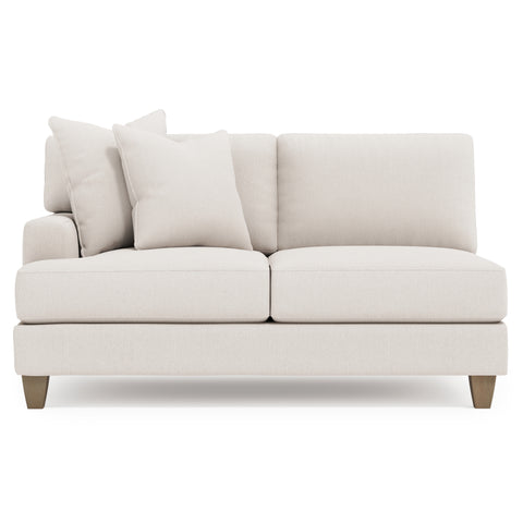 Mila Fabric Left Arm Loveseat