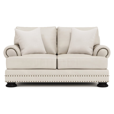 Foster Leather Loveseat