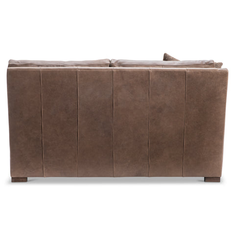 Keirnan Leather Left Arm Loveseat