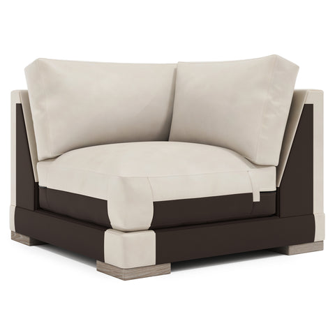 Lars Leather Corner Chair