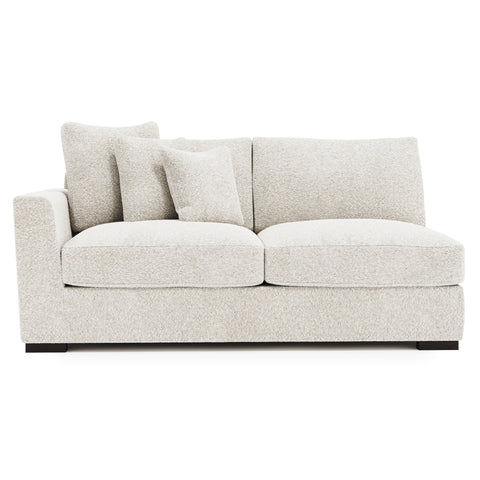 Nicolette Fabric Left Arm Loveseat