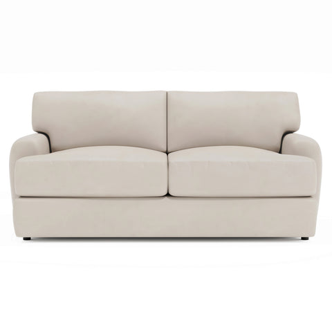 Cameron Leather Loveseat Without Pillows