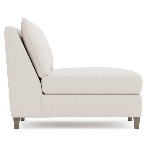Joli Fabric Armless Chair