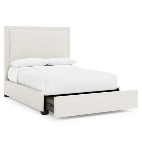 Morgan Fabric Storage Panel Bed - Queen