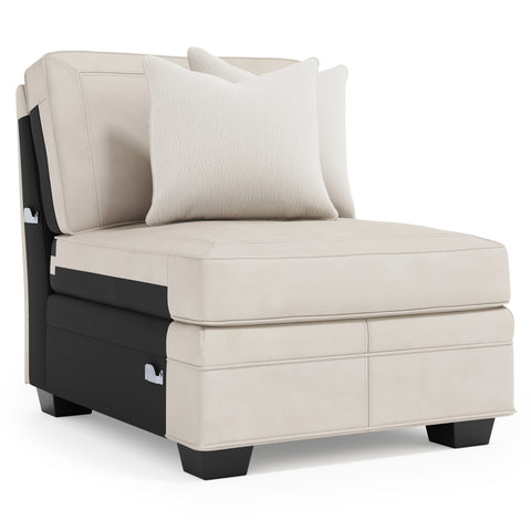 Grandview Leather Armless Chair