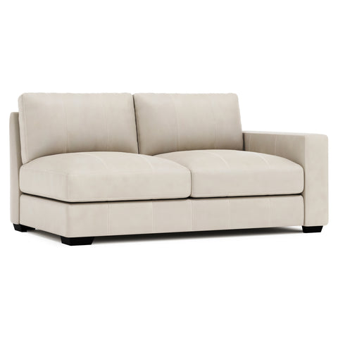 Dawkins Leather Right Arm Loveseat