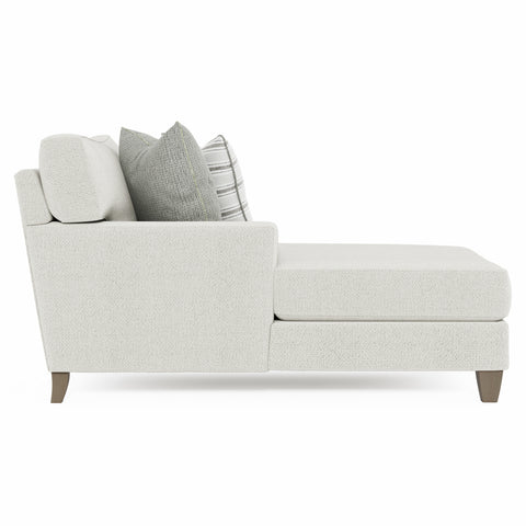 Mila Fabric Left Arm Chaise
