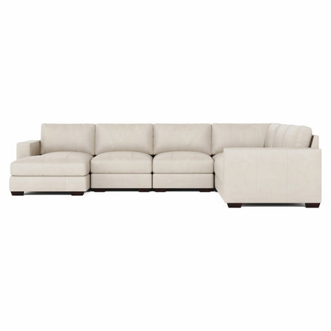 Dawkins Leather Sectional