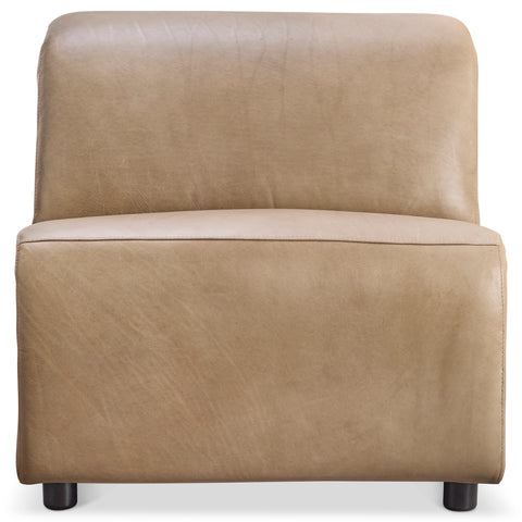 Alta Leather Armless Chair