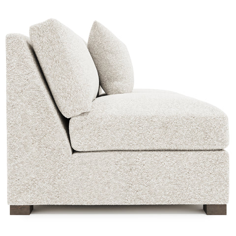 Kelsey Fabric Armless Loveseat
