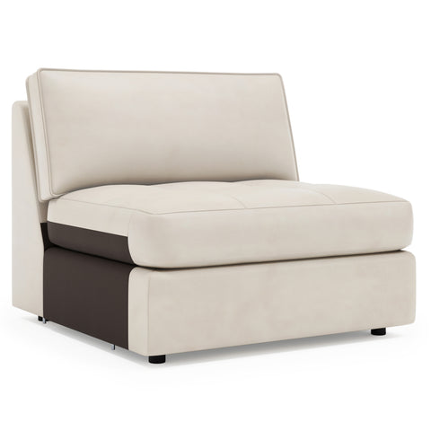 Nest Leather Armless Chair