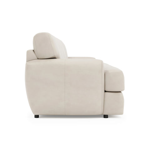 Cameron Leather Sofa Without Pillows