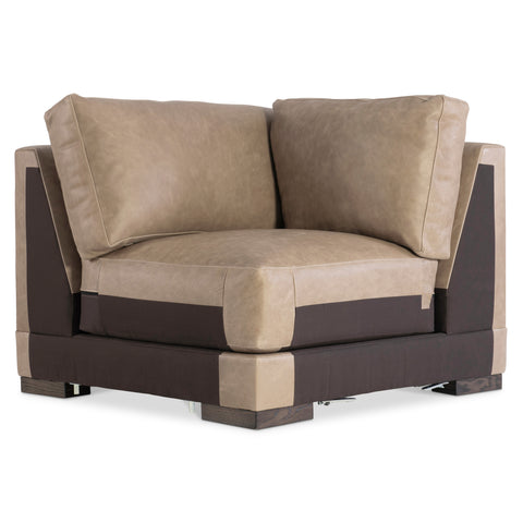 Lars Leather Corner Chair