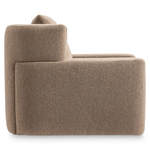 Laurent Fabric Swivel Chair Without Pillows