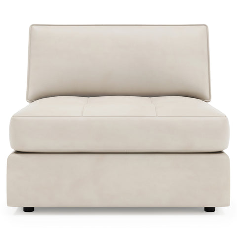 Nest Leather Armless Chair
